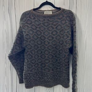 Vintage Pagens House Handcrafted Wool Blend Sweater Stowe/Canada Medium (READ)